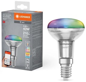 LED RGBW димируема крушка SMART+ E14/3,3W/230V 2700-6500K Wi-Fi - Ledvance