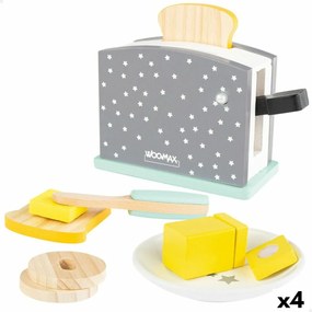 Тостер Woomax 19,5 x 12,5 x 8 cm 8 Части 4 броя