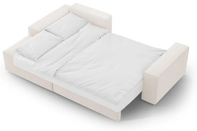 Бежов разтегателен ъглов диван (ляв ъгъл) Jodie – Micadoni Home