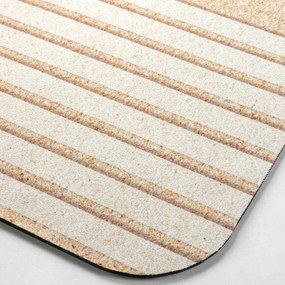 Светлокафяв килим за баня 50x80 cm Adriel – douceur d'intérieur