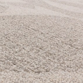 Кремав ръчно изработен вълнен килим 200x290 cm Loxley – Asiatic Carpets