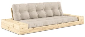 Бежов разтегателен диван 244 cm Base – Karup Design