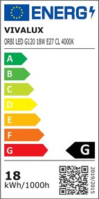 LED крушка VIVALUX ORBI LED, 18W, E27, 4000К