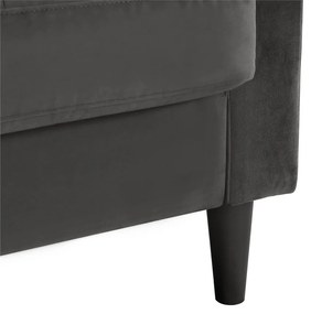 Сив ъглов диван Strummer - CosmoLiving by Cosmopolitan