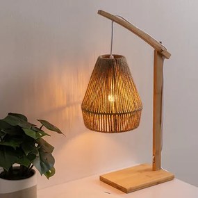 Настолна лампа atmosphera Palm Cocktail, 55 см, Бамбук