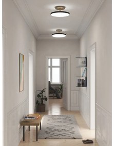 Черно LED осветително тяло за таван с метален абажур ø 43 cm Asteria Up - UMAGE