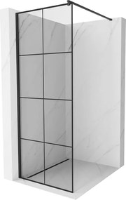 Mexen Kioto Душ преграда Walk-in 80 x 200 см, черна решетка 8 мм, черна - 800-080-101-70-77