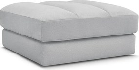 Светлосива кадифена табуретка Sierra – Bobochic Paris