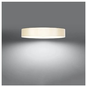 Бяла лампа за таван със стъклен абажур ø 80 cm Herra - Nice Lamps