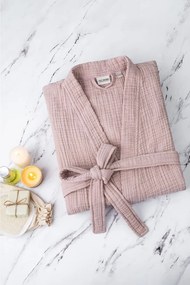 Розова муселинова хавлия размер S/M Kimono – Foutastic