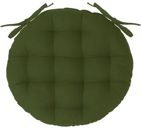 Кръгла възглавница за стол atmosphera Anjali, 38 cm - Каки