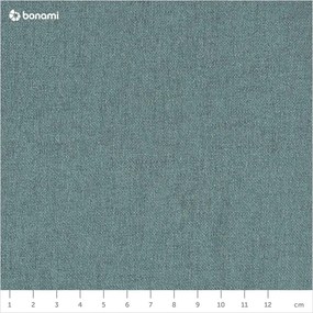 Сиво-синьо единично легло 120x200 cm тапицирано без ламелно дъно Mattis – Meise Möbel
