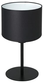 Настолна лампа ARDEN 1xE27/60W/230V Ø 18 см черна/бяла