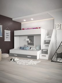 Многофункционално легло Party XVI-Leuko-Gkri