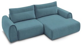 Син ъглов диван Aden – Bobochic Paris