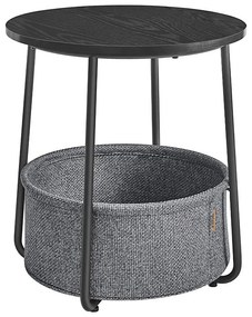 Странична масичка NOIRA черна/сива