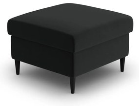 Черна кадифена табуретка Kyoto – Cosmopolitan Design