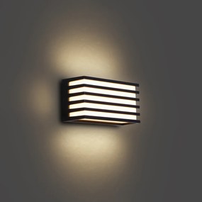 Модерна външна стенна лампа черна вкл. LED IP65 - Jail