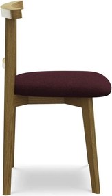 Бордо трапезен стол от масивна дървесина Ohelo – Makamii