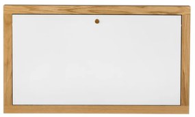 Бяла маса за накланяне, монтирана на стена Brenta - Woodman