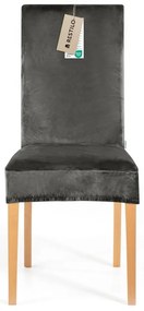 Сиви ластични покривала за стол в комплект от 4 бр. 48 cm Sento – Restilo