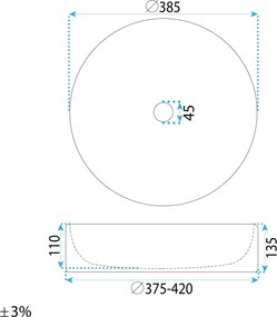 Умивалник за плот Rea Anastazja
