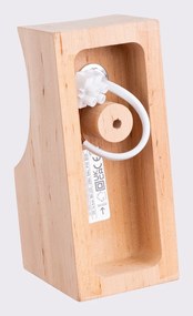 Бяла/естественa стенна лампа ø 12 cm Solum – Sollux