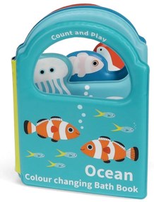 Интерактивна играчка Colour changing bath book Ocean – Rex London