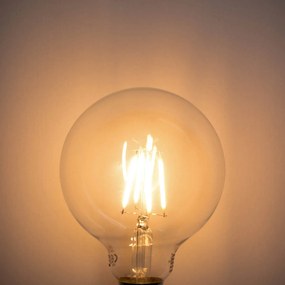 Комплект от 5 E27 Димируема LED крушка G95 5W 450lm 2200K