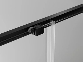 Mexen Exo-S плъзгаща се душ кабина 120 x 90 см, прозрачна, черна - 8151-120-090-70-00