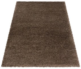 Тъмнокафяв килим 80x150 cm Fluffy – Ayyildiz Carpets