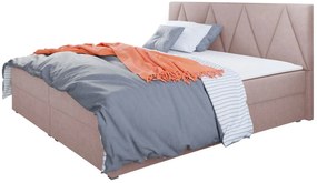 Тапицирано легло Fado III с матрак и подложка-180 x 200-Puce