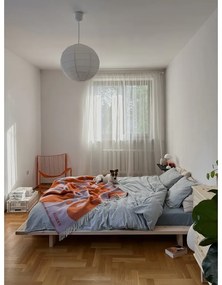 Двойно легло от борова дървесина с решетка 180x200 cm Japan - Karup Design