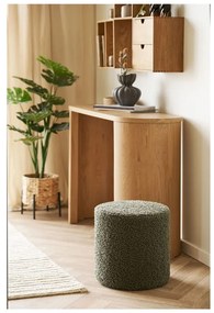 Зелена табуретка от прежда с примки от букле Ejby – House Nordic