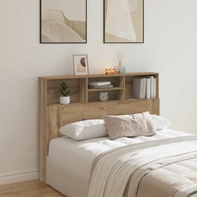 856869 vidaXL Шкаф за табла Artisan Oak 140x19x103,5 cm