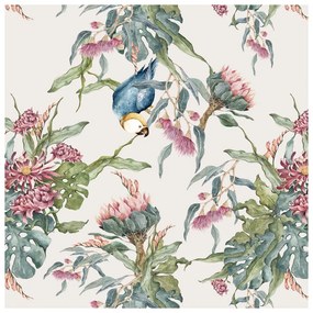 Хартиени тапети 50 cm x 280 cm Tropical Parrot – Dekornik