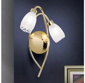 Orion - Стенно осветително тяло CARLA 2xG9/28W/230V златисто