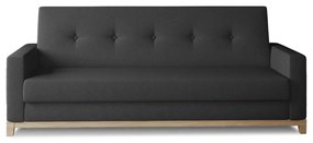 Черен разтегателен диван с място за съхранение 216 cm Selene – ELTAP