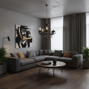 ЛАМПА EBT002-5CP BLACK