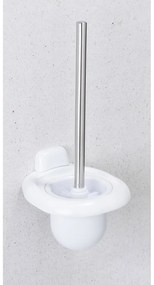 Бяла стенна пластмасова четка за тоалетна Pure – Wenko