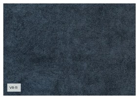 Тъмносин кадифен разтегателен диван 225 cm Charming Charlie – Miuform