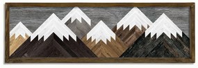 Картина за стена Планини, 120 x 35 cm - Evila Originals