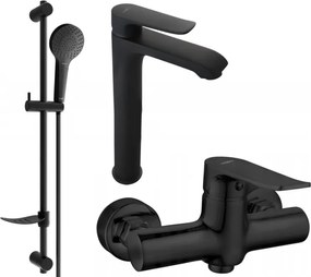 Mexen Pecos DF05 комплект за душ, черен - 72714DF05-70