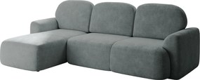 Ъглов диван Nabu-Сиво-Ляв