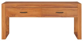 325272 vidaXL ТВ шкаф 100x40x45 см тиково дърво