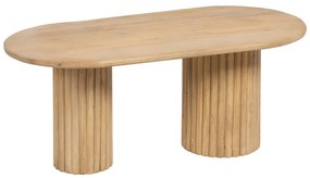 Масичка за кафе от масивно манго в естествен цвят 60x120 cm Montmartre – Ixia