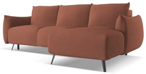 Розов ъглов диван (десен ъгъл) Malie – Makamii