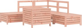 3250698 vidaXL Градински комплект диван от 6 части, дугласка ела масив