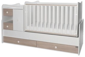 LORELLI Classic Трансформиращо се легло-люлка 190/72 см. MINI MAX БЯЛО/КЕХЛИБАР