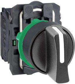 SE Превключвател черен 1-2-3 2NO Ø22mm XB5  - XB5AD33